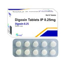 Digitalis, commonly known as digoxin, is a cardiac glycoside used to treat various heart conditions, including congestive heart failure (CHF) and irregular heart rhythms such as atrial fibrillation. It works by increasing the force of the heartbeat and controlling heart rate.