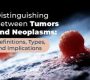 A neoplasm, often called a tumor, is an abnormal and excessive growth of tissue resulting from uncontrolled cell proliferation.