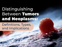 A neoplasm, often called a tumor, is an abnormal and excessive growth of tissue resulting from uncontrolled cell proliferation.
