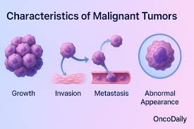 Malignant disease refers to a condition characterized by cancerous growth, where cells proliferate uncontrollably and invade surrounding tissues.
