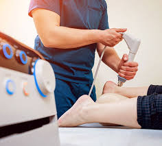 Extracorporeal Shockwave Therapy (ESWT) is a non-invasive medical treatment that uses high-energy acoustic waves (shockwaves) to promote healing and regeneration of damaged tissues.